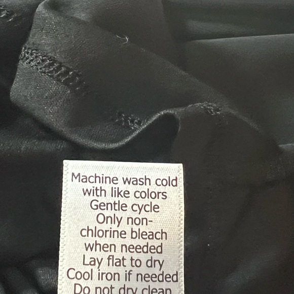 41 Hawthorn Women’s Black Sleeveless Faux Wrap Midi Dress SZ 2X - Picture 7 of 7